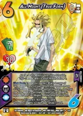 All Might (True Form) - 1st Edition - Foil